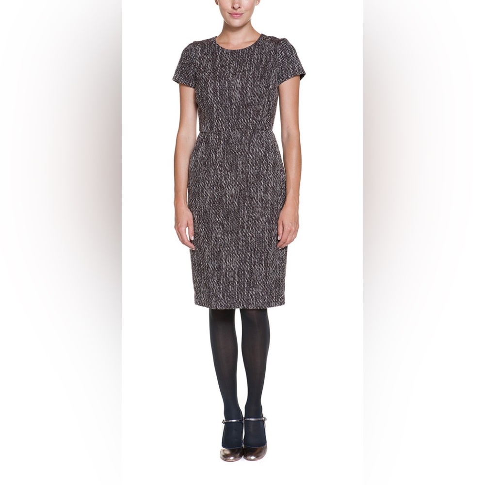 Boden Short Sleeve Tweed Dress Size US 6 R